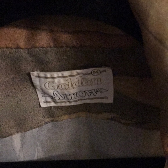 Hipster vintage Golden Arrow button up size M - Picture 3 of 4